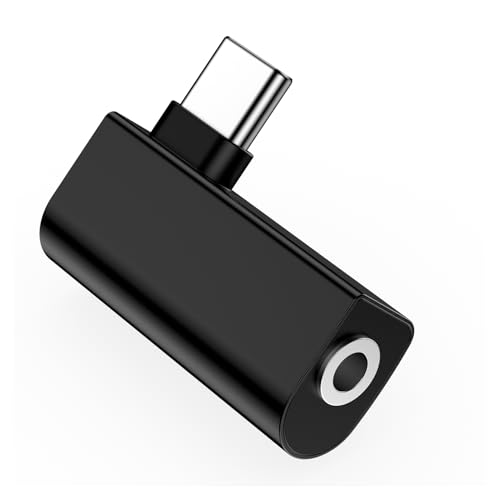 USB-C to 3.5 mm �^�C�vc �C���z���W���b�N �ϊ� L�^ 4�� �I�[�f�B�I�ϊ��A�_�v�^�[ �n�C���]�Ή� �w�b�h�Z�b�g�}�C�N DAC���� �ʘb ���ʒ��� ���y ���ϋv�� iPhone 17/16/15/iPad Pro 2021/ipad ai