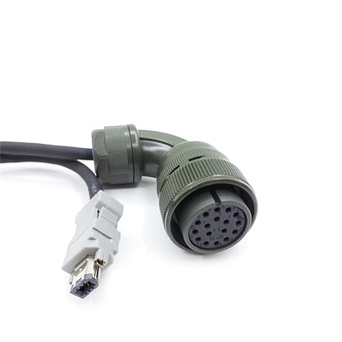 JDOUNFMO Servo Motor Power Cable JZSP-UVA102-03-E JZSP-UVA102-05-E Encoder Cable JZSP-CMP02-03-E JZSP-CMP02-03-E (Color : Encoder Cable, Size : 8M)