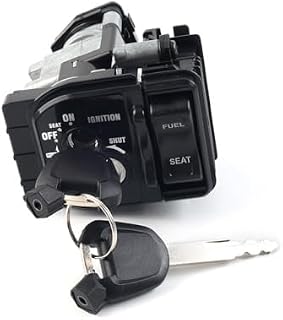 Pizgear Kit de Bloqueo de Interruptor de Encendido de Motocicleta con Tapa de Combustible y Llave for Vario 150 Fi (2015-2016) Interruptor de Encendido para Asiento de Coche con Llave