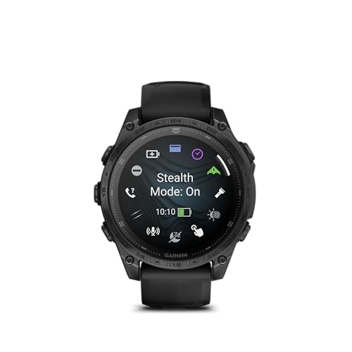Image of Garmin tactix 8 47mm, AMOLED Display, Premium Tactical GPS Smartwatch, Includes Applied Ballistics Ultralight Solver, Renewed