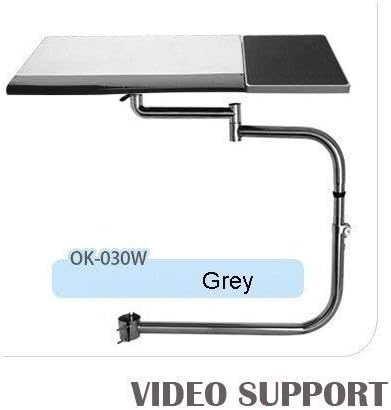 エルゴノミックキーボード/ノートパソコン/タブレット/マウス用スタンドホルダーマウント ワークステーション/ビデオゲーム向け シルバー