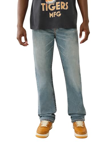True Religion Men's Ricky Super T Straight Leg Denim Jeans for Men