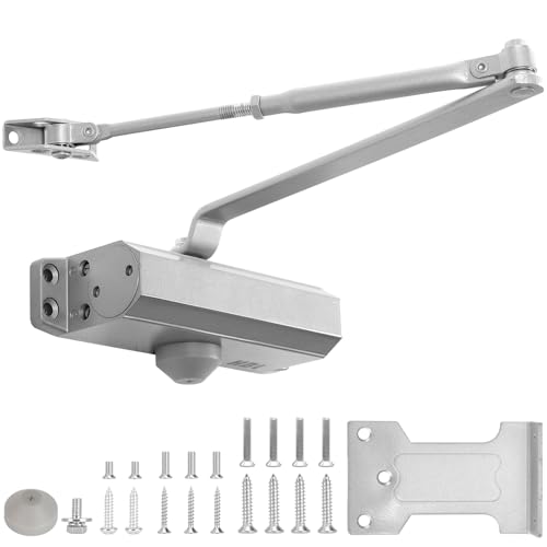 Automatic Garage Door Closer – HBL’ Adjustable Closing & Latching Speed, Overhead Door Closer Durable Sprayed Aluminum, Easy Installation, Also Ideal for Commercial Use.