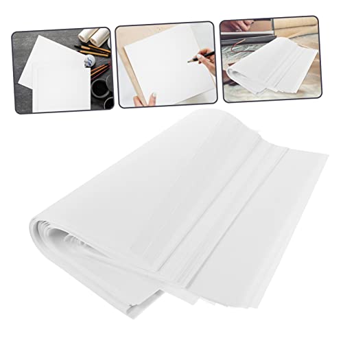 Tofficu 500 Folhas Papelão De Arroz Cru Pano De Caligrafia Papel Durável Papel Para Pintura De Calig