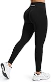 JOYSPELS Seamless Gym Leggings for Women Workout Running Sports Bums Lifting Activewear Leggings High Waist Womens Yoga Pants UK Black S