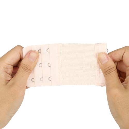 Bra Strap Extenders, Women Elastic Extensions Bra Extender Set, 6 Piece,Skin,White,Black3