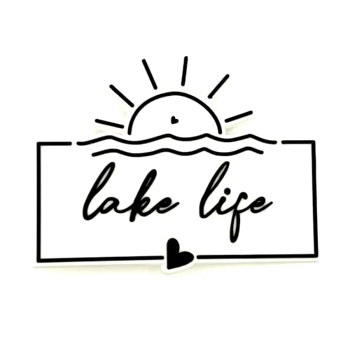 Lake Life Tote Bag Charm – Accessory for Beach, Pool & Everyday Use - Fits Various Tote Bags