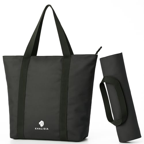 KHALISIA Fahrradtasche faltbar – Roll-Up Shopper – Einkaufstasche...