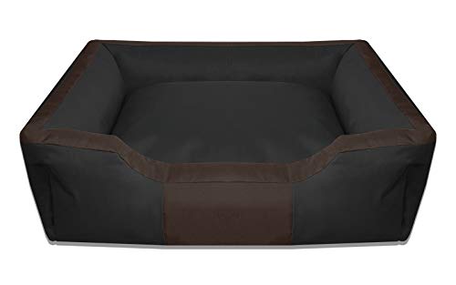 BedDog® Bruno Negro/Marron XXXL Aprox. 150x110cm colchón para Perro, 15 Colores, Cama para Perro, sofá para Perro, Cesta para Perro Cover