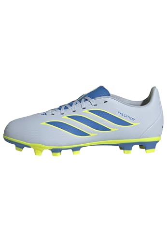 adidas Unisex Club Firm Ground/Multi Ground Football Bo, Crystal Sky/Ray Blue/Team Solar Yellow, 1.5