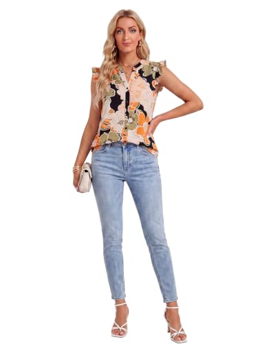 Image of Women's Dressy Striped V Neck Blouse