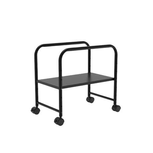Soporte para torre de computadora CPU, carrito móvil ajustable con 4 ruedas con freno, ajustable para la mayoría de cajas de PC para gamers miniatura 1