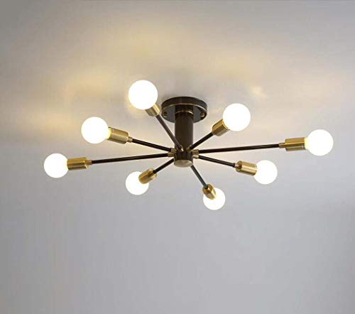 Suspension LED en cuivre pur, luminaire design haut de gamme pour séjour