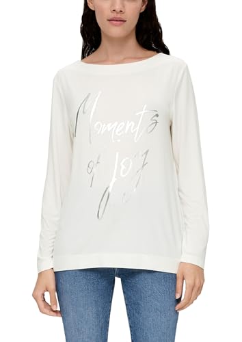 Shirt à manches longues blanc pour silhouette élégante s.Oliver 44