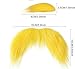 Fake Mustache for Halloween，Mustache and Eyebrows Set, Fun Cosplay Costume Accessories, Self-Adhesive Fake Beard, Halloween Costume Party Gifts