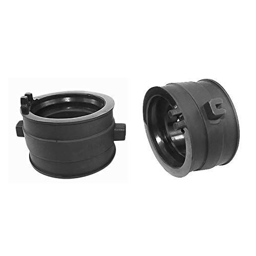 Adaptador de interfaz del colector de la ingesta de carburador para Honda Shadow VT600 VT750 Transalp XL600V XL650V DEAUVILLE NT 650 NTV600 NTV650 Tubo de admisión (Color : 2 Pieces)