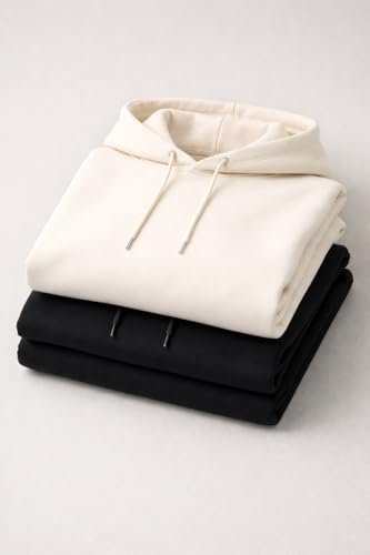 Image of Hoodies for Men | Drawstring Hood, Kangaroo Pocket, Ribbed Hem | Relaxed Fit