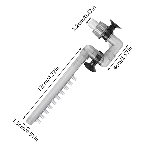 DONGKER Aquarium Water Inflow Outflow Tube,Fish Tank Canister Filter Inlet Outlet Hoses for 12/16Aquarium Hose HW-603B/602B,E250/300/600,CF600/800 - Image 3