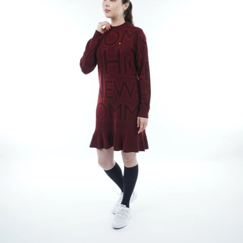 トミー ヒルフィガー ゴルフ ロゴジャカード フレアニットワンピース LL Amazon.co.jp: [トミー ヒルフィガー ゴルフ] テニスワンピース ロゴ