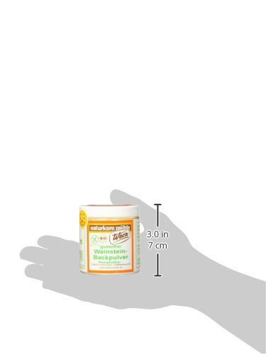 Foto von Werz Weinstein Backpulver glutenfrei 2er Pack (2 x 150 g Dose) - Bio