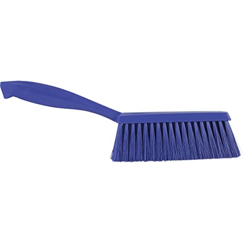 Image of 1 19 /32 in W Bench Brush, Soft, 6 3 /4 in L Handle, 7 in L Brush, Purple, Plastic, 13 in L Overall - 1 Each
