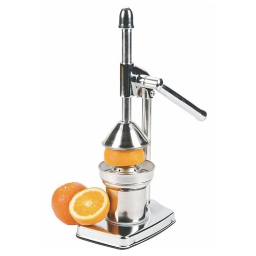 Exprimidor de frutas manual, exprimidor de cítricos de grado comercial, exprimidor de cítricos de acero inoxidable, silencioso sin electricidad, estructura estable, para naranjas, limones