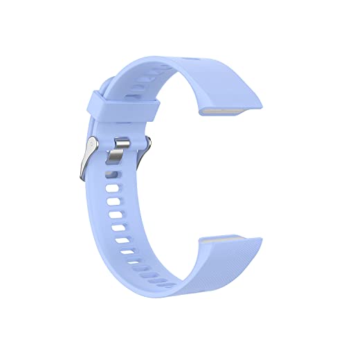 Watch Strap for Garmin Forerunner 35, Silicone Replacement Band Strap Ourdoor Sport Wrist Band for Garmin Forerunner 30 (Kiku Blue) - Image 2