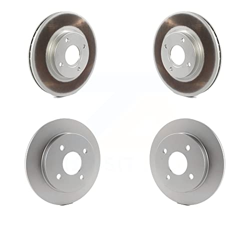 Front Rear Coated Disc Brake Rotors Kit For 2014-2019 Ford Fiesta ST KG-101241