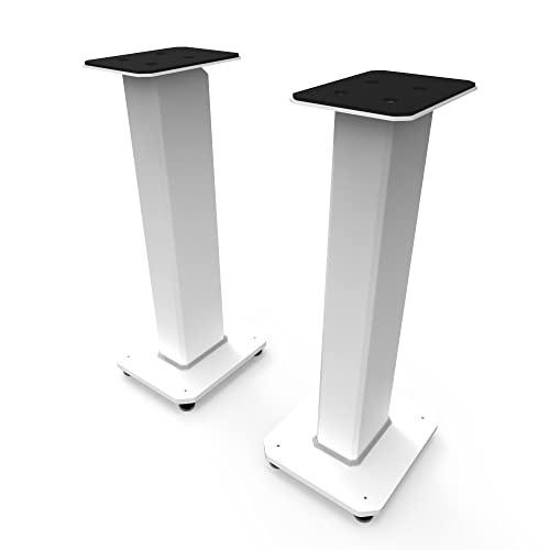 Kanto SX26 Universal Fillable Speaker Floor Stands for Bookshelf Speakers | 26' Tall | Adjustable...