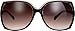 The Fresh Women's Square Jackie O Hybrid Butterfly Fashion Sunglasses - Exquisite Packaging (727704-Crystal brown/Black paint, Gradient Brown)