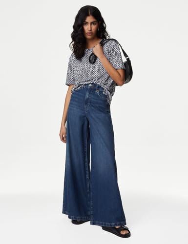 Image of Marks & Spencer Women's Polyester Relaxed Fit T-Shirt