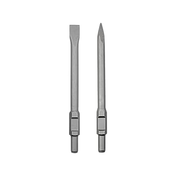 B K Jagan & CO Chisel, 30mm hex Shank, 2pc Chisel Set Scraping Chisel, Hex for 16 KG Electric Demolition Jack Hammer(400mm)