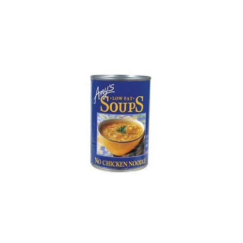 Amy's Low Fat No Chicken Noodle Soup, 14.1-Ounce Cans (Pack