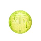 Permite que el hámster mezcle el juego y el ejercicio, agradable y ayude a mantenerse en forma y en buena forma, esta pelota también puede ser como jaula para llevar a cabo mascotas.