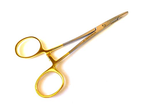 Image of Olsen HEGAR Needle Holder, Needle Driver with Cutting Edges, 5.5 inch with Tungsten Carbide