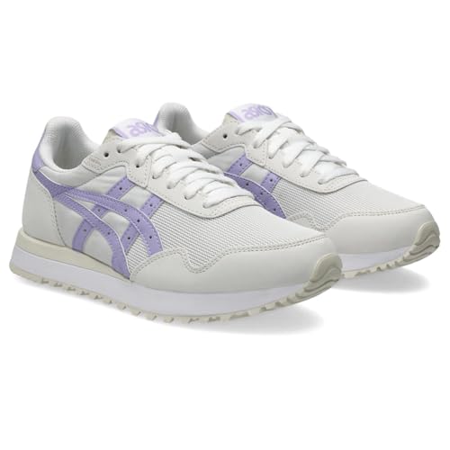 ASICS Damen Tiger Runner II Sneaker, White Violet Light, 40.5 EU