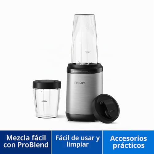 Batidora Philips serie 5000 de 800 W con sistema compacto ProBlend Plus de alta eficacia 3