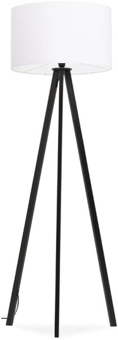Paris Prix – Fidelio Tripod Floor Lamp Black & White