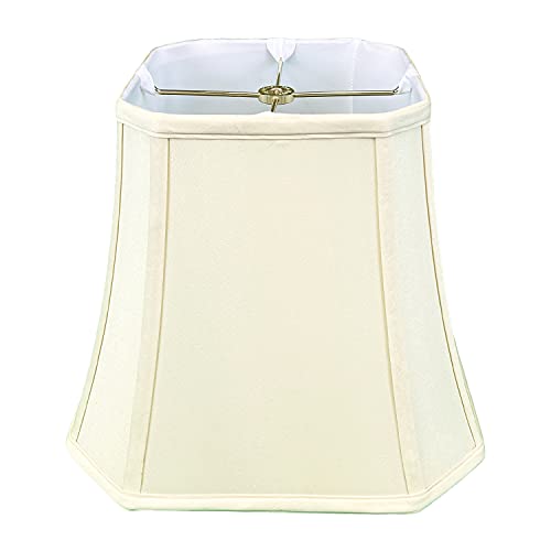 Image of Royal Designs, Inc. BSO-705-12EG Square Cut Corner Bell Basic Lamp Shade, 7.5 x 12 x 10.25, Eggshell