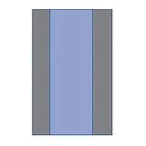 Medline Nonsterile Table Covers, SMS Fabric, 44 Inches x 76 Inches, Case of 100 Each