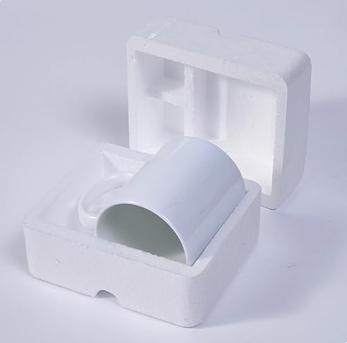 Taza de cerámica blanca de 11 oz con diseño divertido miniatura 7