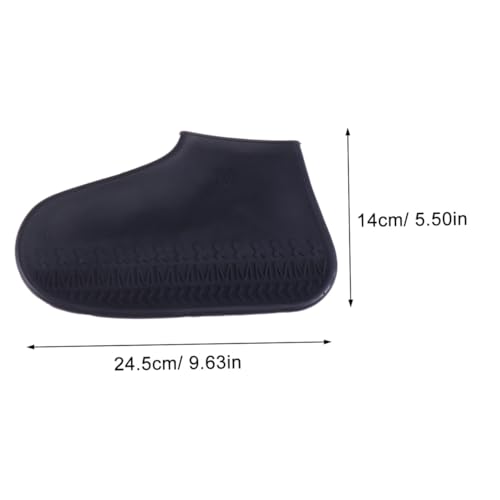 Cubrecalzados de silicona Kisangel, 2 piezas, impermeables y antideslizantes, para hombre y mujer, protección al aire libre miniatura 2