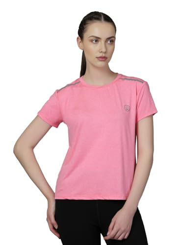 Image of CHKOKKO Gym Tshirt for Women Workout Dry Fit t Shirt Sports Tshirt Lightweight Round Neck Breathable Half Sleeve Activewear Running Yoga Tops for Woman