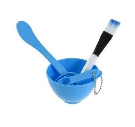 DMtse Pink Plastic DIY Homemade Facing Mask Brush Stick Set
