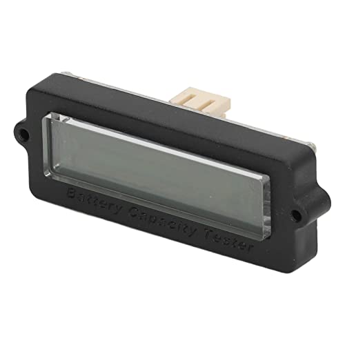 Battery Monitor, Blue Display Portable Observable Percentage Face Lithium Battery Power Indicator ABS for RV (8 String)