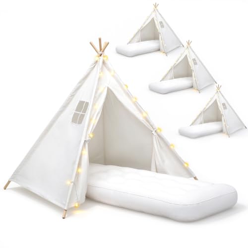 4 Pack Teepee Tent for Kids [Thickened...