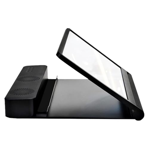 Mupaje De Pantalla Del Teléfono - Magnificador De Móvil | Amplificador De Pantalla HD De 12 Pulgadas Con Altavoces Duales | Ligadora De Teléfono Universal Para Películas, Videos, Lectura, Juegos | Amp