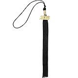 TecUnite Graduation Tassel Academic Graduation Tassel with 2018 Year Charm Ceremonies Accessories for Graduates (Black)