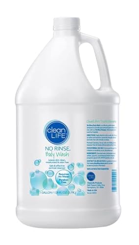 No-Rinse Body Wash 128 fl oz – Waterless, Rinse Free Formula Cleans, Moisturizes & Eliminates Odor | Sensitive Skin Safe | For Surgery Recovery, Elderly Care & Camping | Made in USA image 5