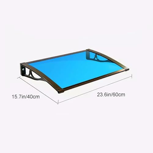 Auvent de fenêtre robuste en aluminium : protection durable de terrasse - 3
